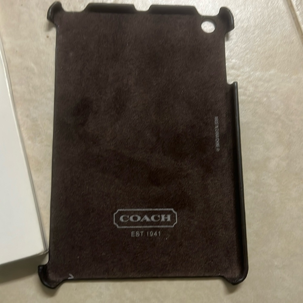 iPad mini cover
Coach